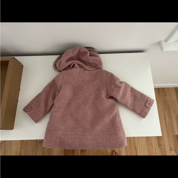 Zara toddler girl wool blend coat 18-24M - Picture 2 of 7